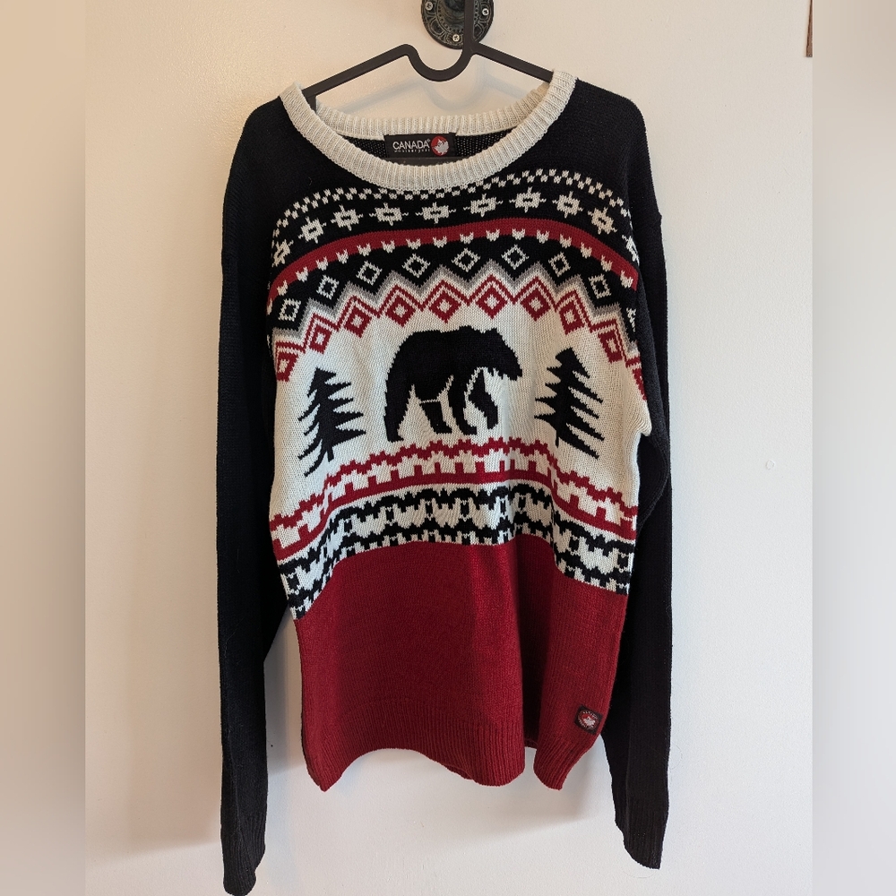 New polar bear sweater, men's large NEW!